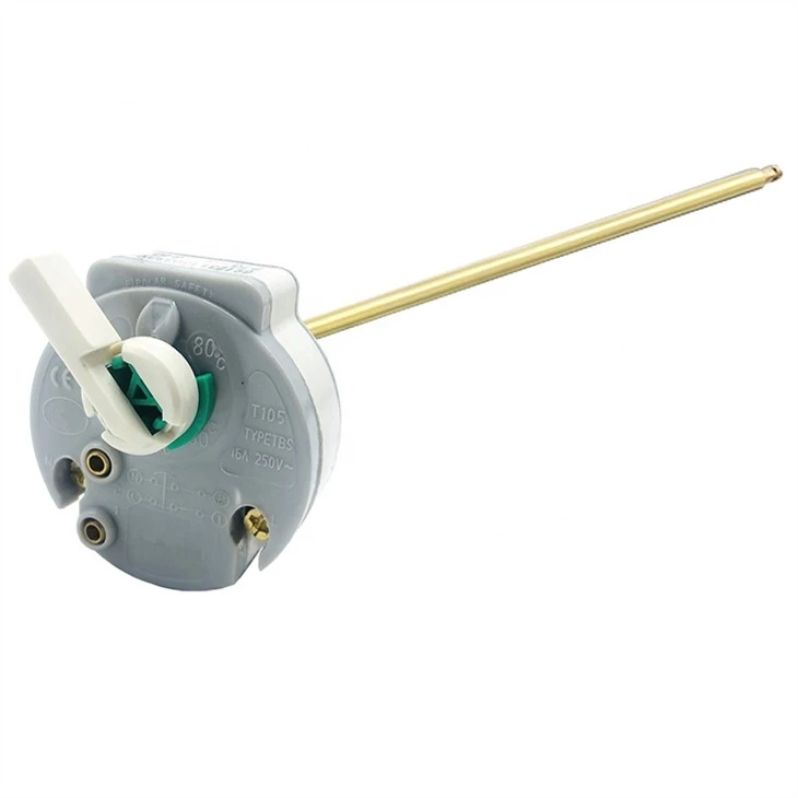Thermostat für Warmwasserbereiter einstecken